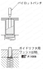 リフタピン -パイロット逃し穴付き- 