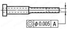 精級小径・薄肉段付エジェクタスリーブ -SKH51/同軸度◎0.005/片肉厚0.3mm～タイプ- 