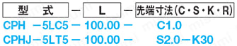 先端加工ストレートセンターピン -ハイス鋼SKH51/軸径(D)固定タイプ- 