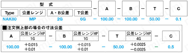 高精度研磨プレート -NAK80/直角度精度0.005/フリーサイズタイプ- 