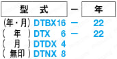 金型デートマークセット(PL面交換タイプ) 