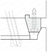 位置決め付ロッキングブロック押え勾配付 -角度(Ｇ)指定タイプ･インロー部4mm-:関連画像