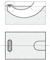 トンネルゲートブランク -裏面ゲートタイプ-:関連画像