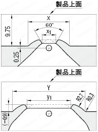 トンネルゲートブランク -裏面ゲートタイプ-:関連画像