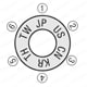 PL面交換タイプ用アウトサイドリング （外周テーパタイプ） 