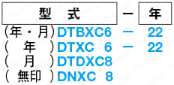 凸文字タイプ金型デートマークセット(PL面交換タイプ) 