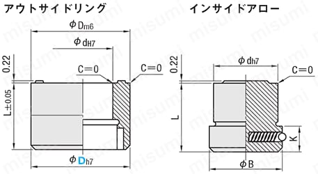 凸文字タイプ金型デートマークセット(プレート側交換タイプ) 