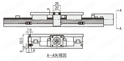 一軸ユニット　転造ボールねじ／精密ボールねじタイプ　標準仕様:関連画像