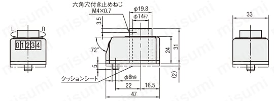 DPTFR5-CSE8 | コンパクトポジションインジケーター 垂直タイプ