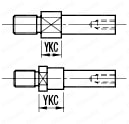 Cantilever Shaft - Threaded, Tapped End, Stepped   Alteration 1