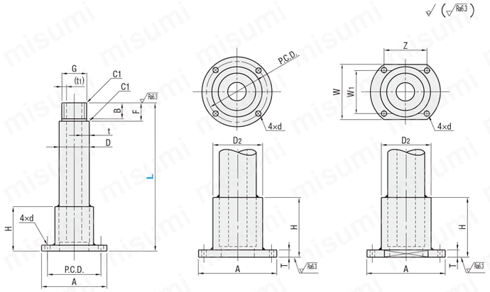 Hollow Stands - Pipe Threaded Type: Related Image