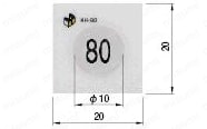 Temperature Sensing Labels [20 pcs. Included]: Related Image