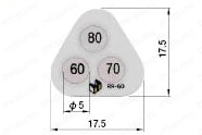 Temperature Sensing Labels [20 pcs. Included]: Related Image
