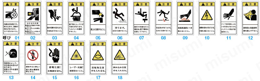注意・警告ステッカー－日本語・英語・中国語－:関連画像