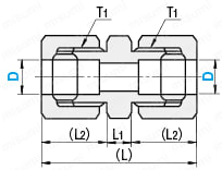 銅管用継手　ユニオン:関連画像