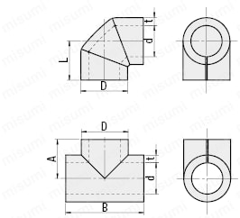 Heat/Cold Retention Pipe Covers for Elbow/Tee: Related Image