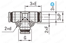 One-Touch Couplings For Clean Applications - Union Tee: Related Image