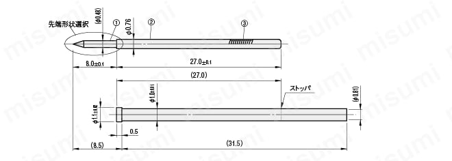 コンタクトプローブ/リセプタクル　76シリーズ:関連画像