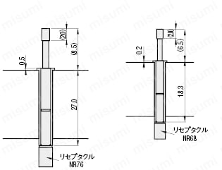 コンタクトプローブ　ＮＰ４５Ｓ３ＳＦシリーズ:関連画像