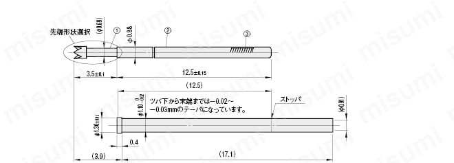 コンタクトプローブ　ＮＰ８８ＨＤシリーズ:関連画像