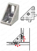 6シリーズ（溝幅8mm）-1列溝用- 突起付ブラケット 関連画像3_類似商品