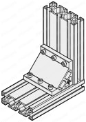 ６シリーズ（溝幅８ｍｍ）－３、４列溝用－　押出極厚型ブラケット  関連画像1_使用例