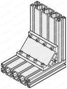 ８シリーズ（溝幅１０ｍｍ）－４列溝用－重荷重フレーム用ブラケット  関連画像1_使用例