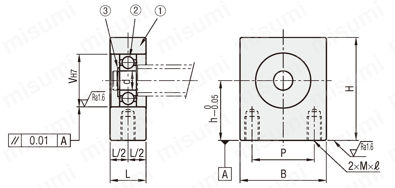Support Units - Square Support Side Compact: Related Image