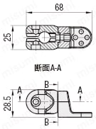 センサ取付用スタンドブラケットセット　スタンド板金タイプ:関連画像