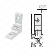 5シリーズ（溝幅6mm） -1列溝用- 押出極厚型ブラケット（直角加工タイプ）  関連画像4_類似商品