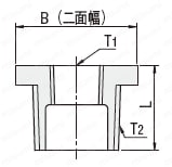 低圧用ねじ込み継手　シールコーティング付　ブッシング:関連画像