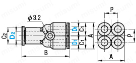 One-Touch Couplings - Double Y-Shaped: Related Image