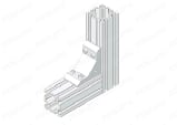 ５シリーズ（溝幅６ｍｍ）　－２列溝用－　突起付ブラケット  関連画像1_使用例
