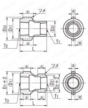 低圧用ねじ込み継手　異径　ソケット:関連画像