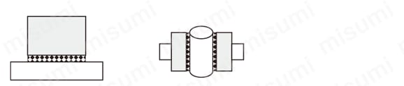 防滑ゴムシート 使用例