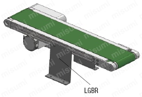 コンベヤ用Ｌ型取付金具:関連画像