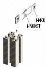 ６シリーズ（溝幅８ｍｍ）３０・６０角アルミフレーム用先入れ角ナット用金属ストッパ【100個入り】 関連画像1_使用例