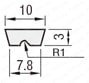 Flat Belts - With Meandering Prevention Crosspiece, Grip Type: Related Image