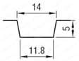 Flat Belts - With Meandering Prevention Profiles, For Packaged Goods Transfer / For Electronic Parts Transfer: Related Image
