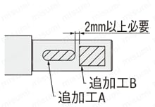 ３０度台形ねじ 左右ねじ / 精密左右ねじ(中央部ｈ７) 片端段付・片端
