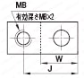 受駒（横勾配）-１穴タイプ-:関連画像