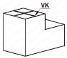 受駒(縦勾配) -ノック穴１つ・通し穴１つタイプ-:関連画像
