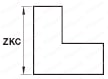 受駒(縦勾配) -ノック穴２つ・通し穴２つタイプ-:関連画像