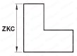 受駒(縦勾配) -ノック穴２つ・通し穴１つタイプ-:関連画像