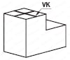 受駒(2勾配) -ノック穴２つ・通し穴１つタイプ-:関連画像