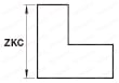 Receiving Piece (Flat) - 2 Dowel Holes and 2 Through Holes Type: Related Image