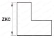 受駒(2勾配) -ノック穴２つ・通し穴２つタイプ-:関連画像