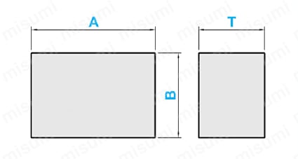 A2017P・A2024P　切り板(WEB掲載品） 外形図01