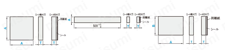 RBOMA1-20 非汚染性クロロプレンゴムシート ミスミ MISUMI(ミスミ)