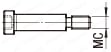 Pivot Pin - Hex Socket, Shouldered, Lock Nut: Related Image